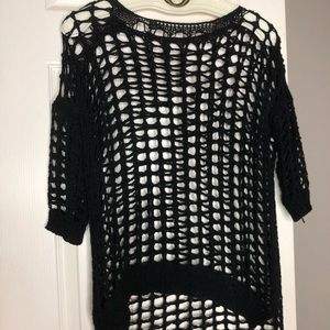 Black bathing suits cover up